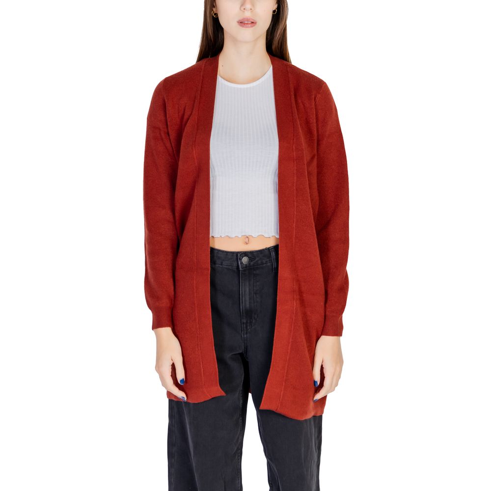 Vero Moda Red Viscose Cardigan | Regal Royce