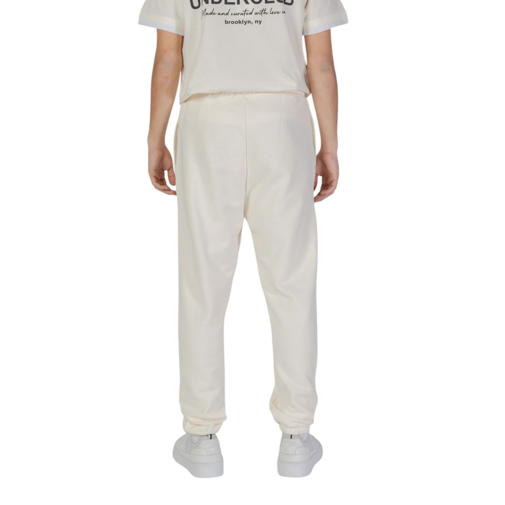 Underclub Cream Cotton Joggers (Workout Pants) | Regal Royce