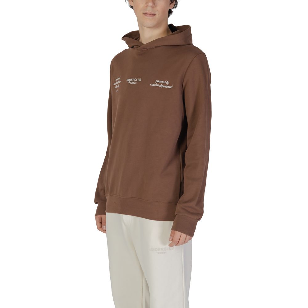 Underclub Brown Cotton Hoodie | Regal Royce