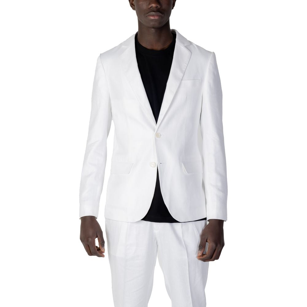 Antony Morato White Linen Blazer | Regal Royce