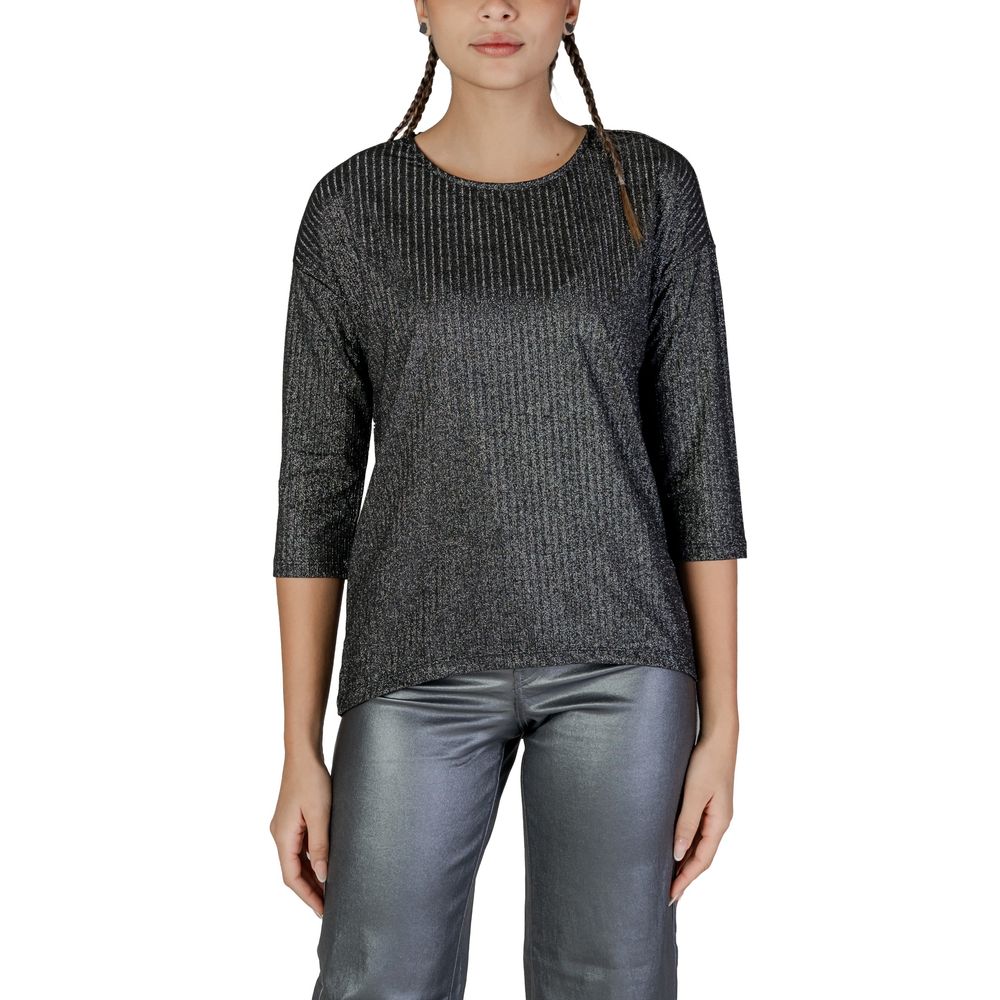 Vero Moda Bicolor Recycled Polyester Long Sleeve T-Shirt
