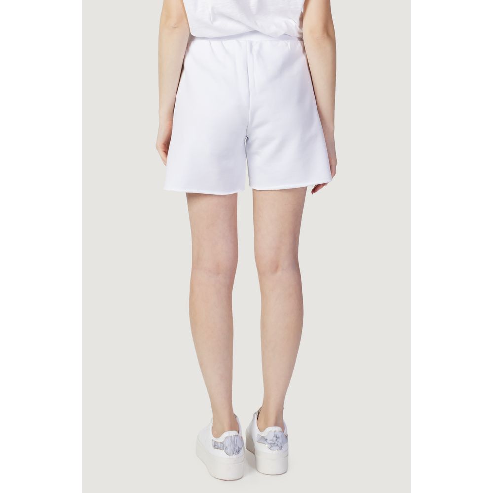 Blauer White Cotton Shorts | Regal Royce