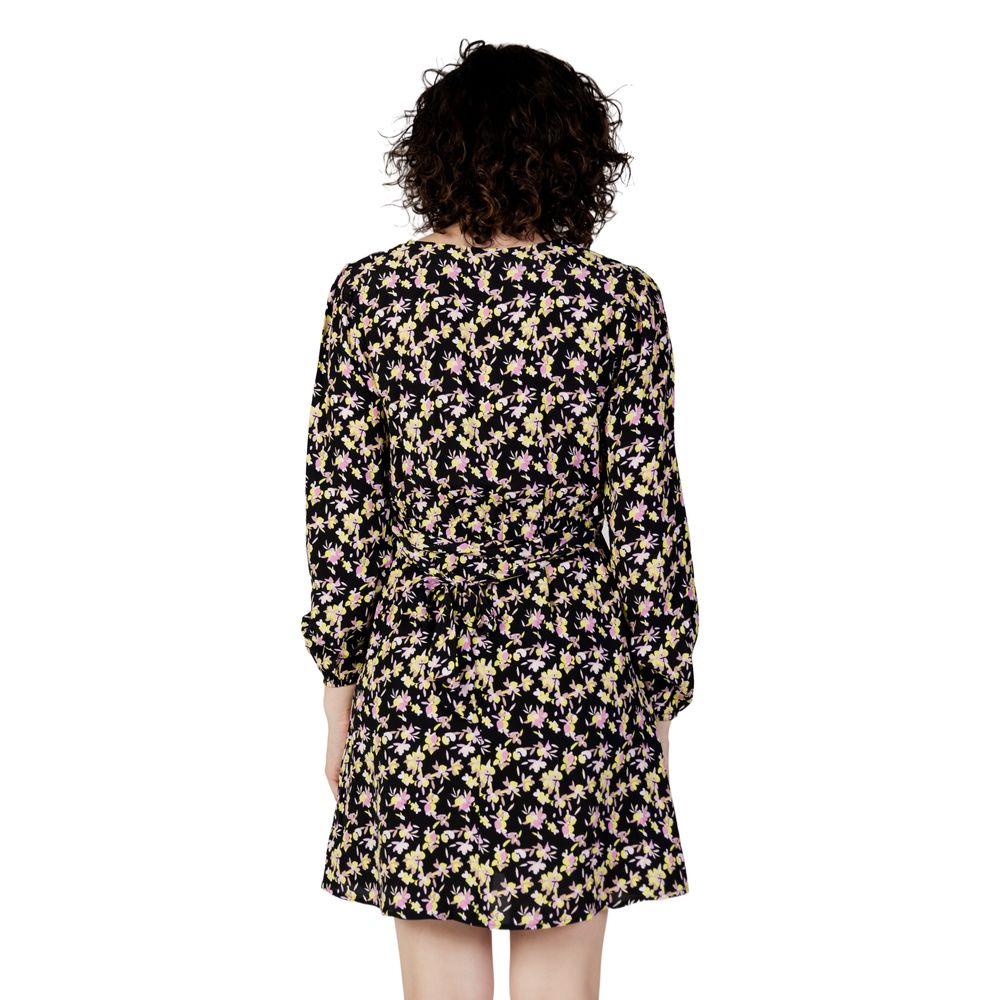 Jacqueline De Yong Black Viscose Short Dress | Regal Royce