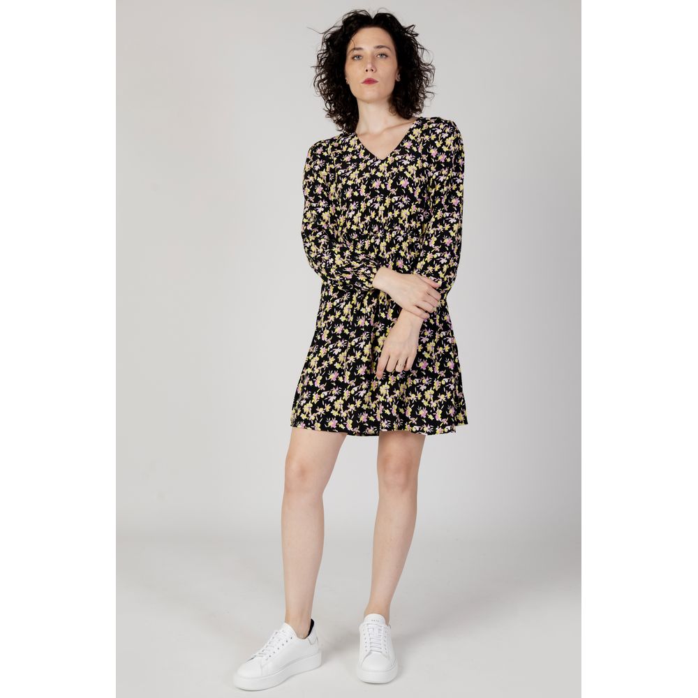 Jacqueline De Yong Black Viscose Short Dress | Regal Royce