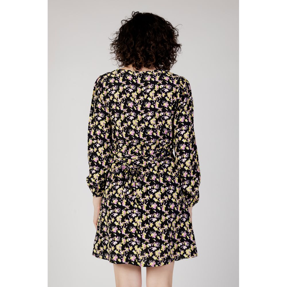 Jacqueline De Yong Black Viscose Short Dress | Regal Royce