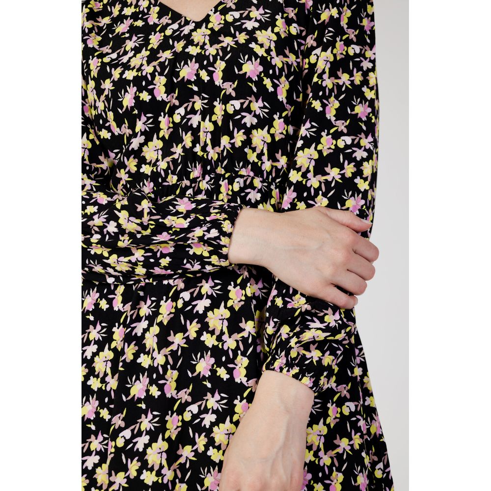 Jacqueline De Yong Black Viscose Short Dress | Regal Royce