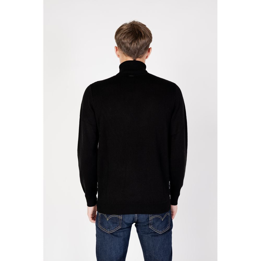 Antony Morato Black Wool Turtleneck | Regal Royce