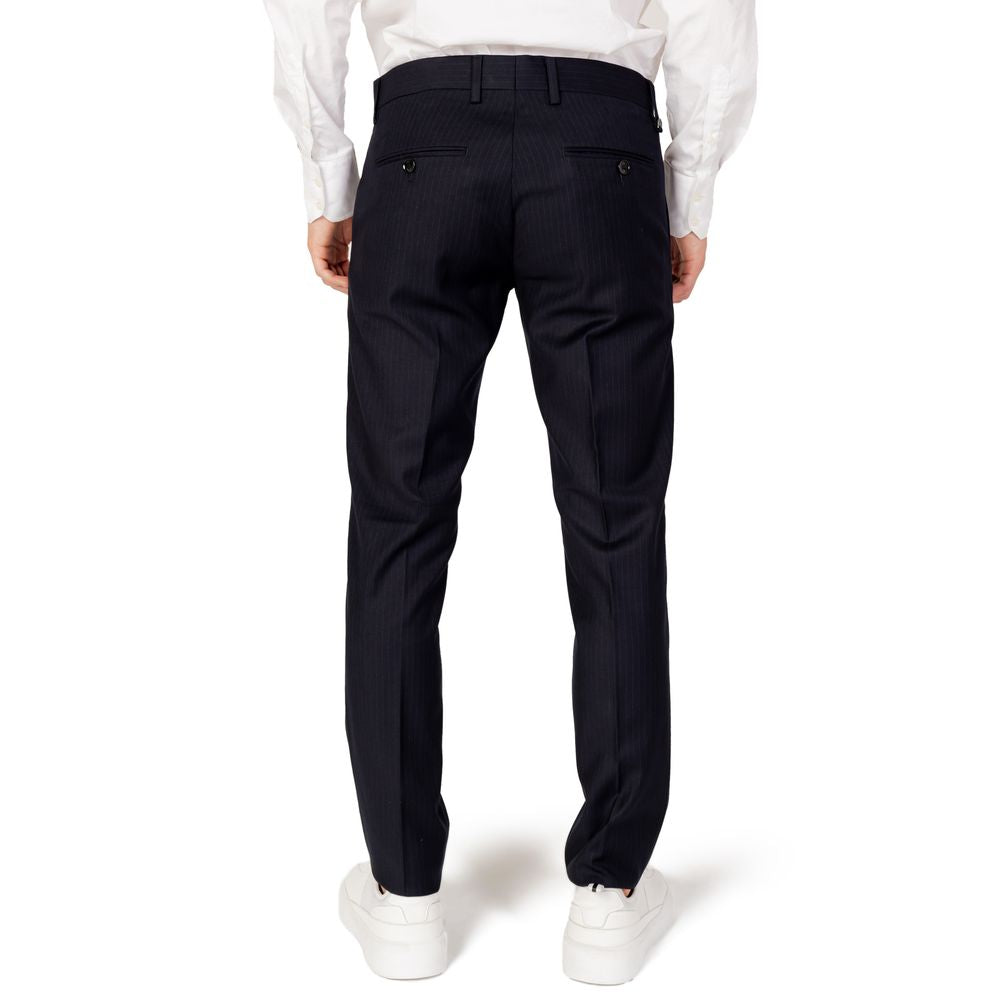 Antony Morato Blue Polyester Dress Pants