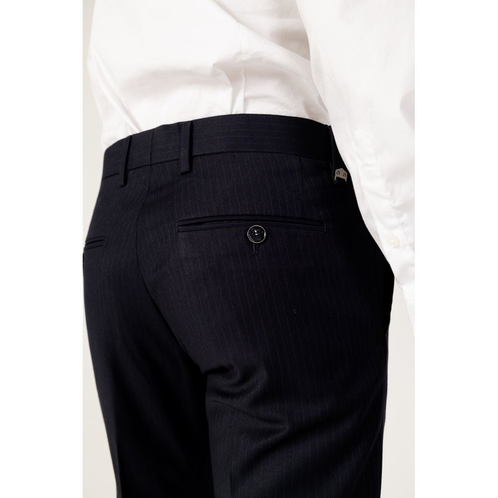 Antony Morato Blue Polyester Dress Pants
