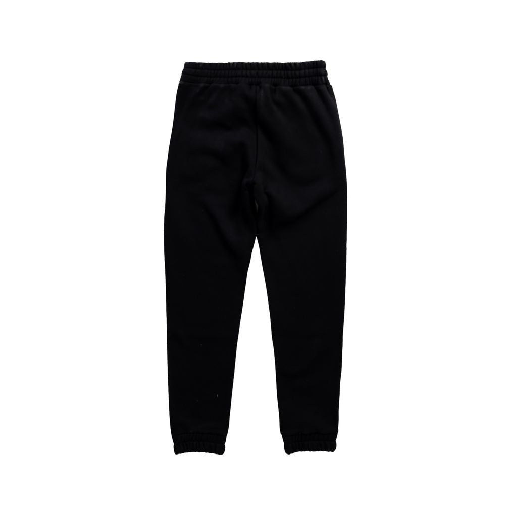 Blauer Black Cotton Joggers (Workout Pants) | Regal Royce
