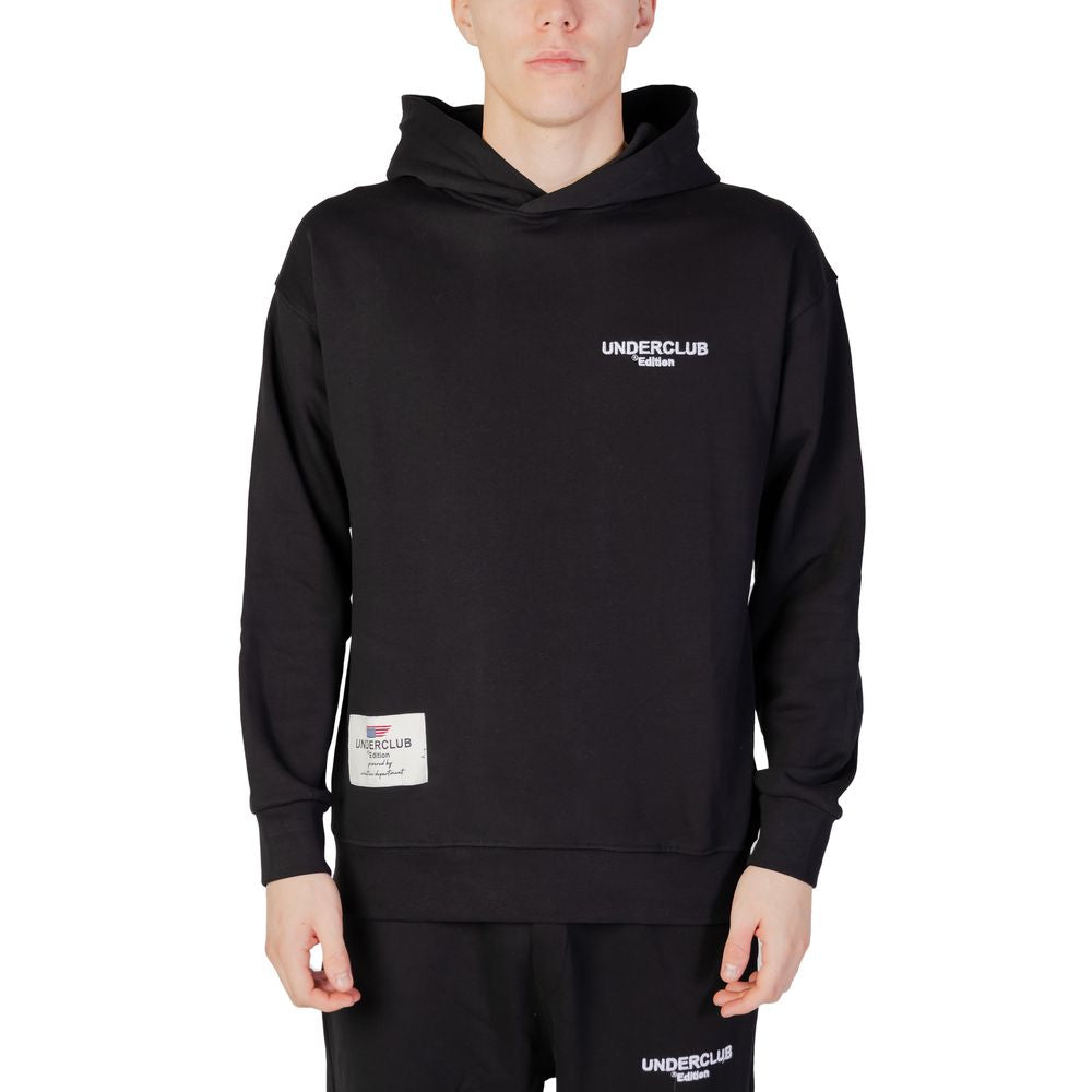 Underclub Black Cotton Hoodie | Regal Royce