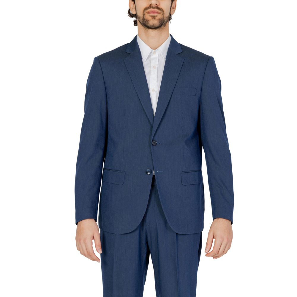 Antony Morato Blue Polyester Blazer | Regal Royce