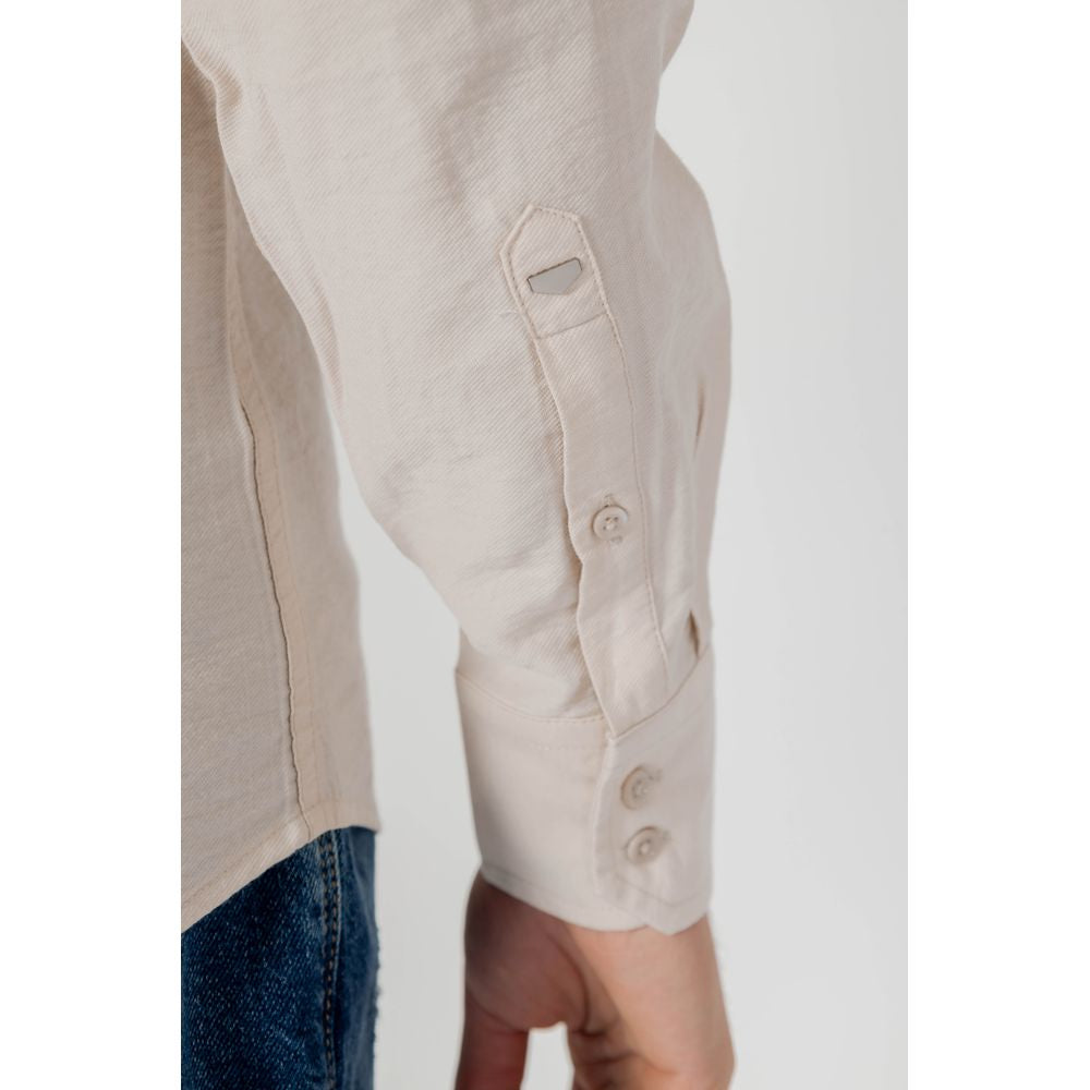 Antony Morato Beige Viscose Dress Shirt | Regal Royce