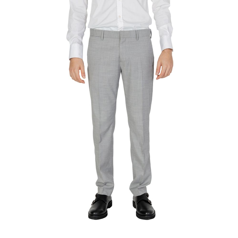 Antony Morato Gray Polyester Dress Pants | Regal Royce