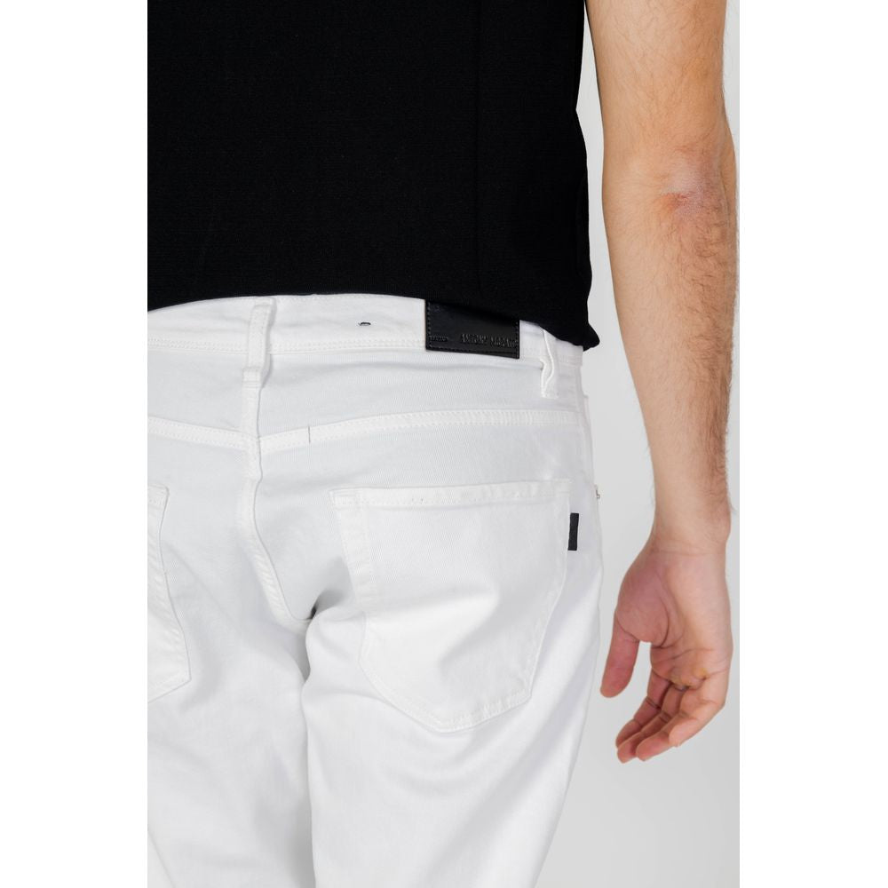 Antony Morato White Cotton Skinny Jeans | Regal Royce