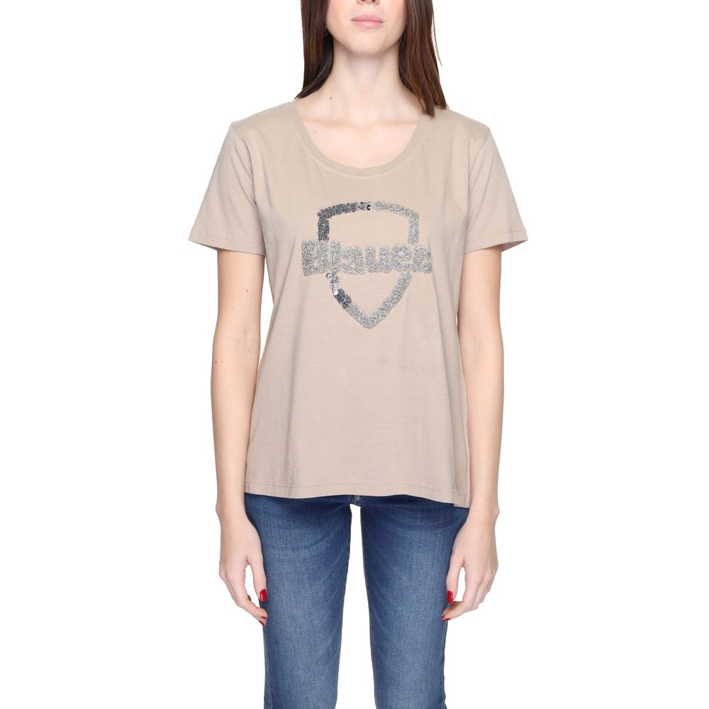 Blauer Beige Cotton T-Shirt | Regal Royce