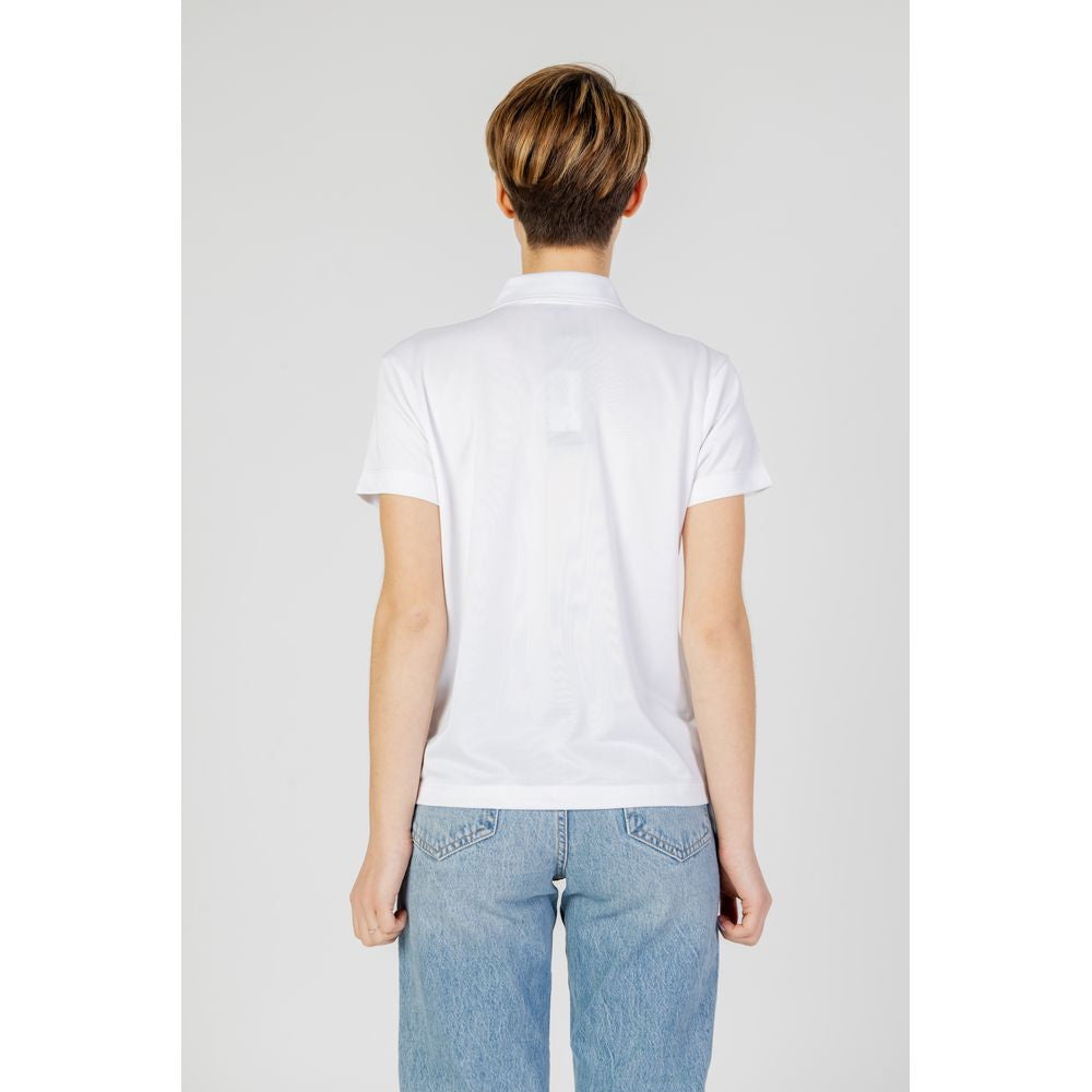 Blauer White Polyester T-Shirt
