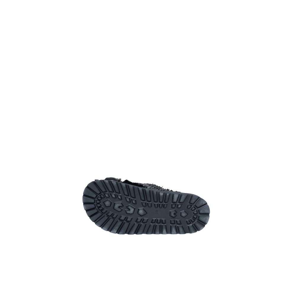 Cult Black Polyethylene Sandals | Regal Royce
