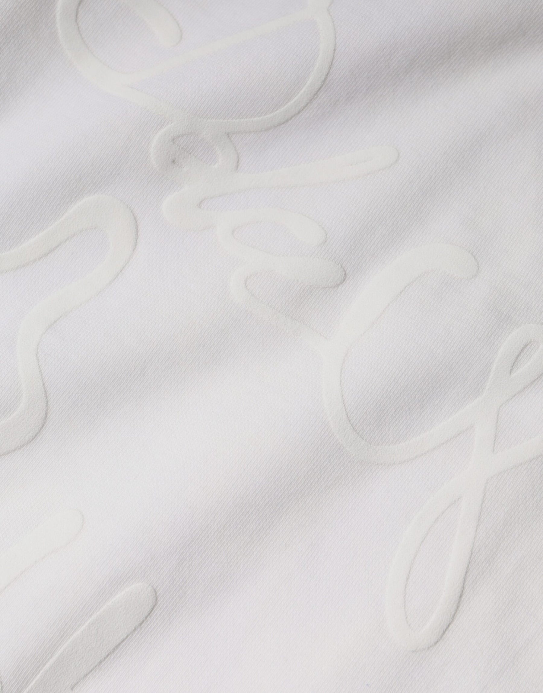 Dolce & Gabbana White Logo Print Cotton Crew Neck T-shirt | Regal Royce