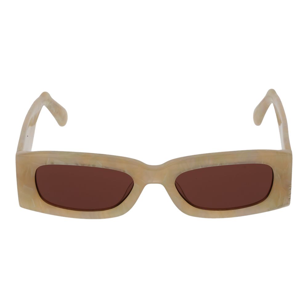 GCDS Cream Plastic Sunglasses | Regal Royce