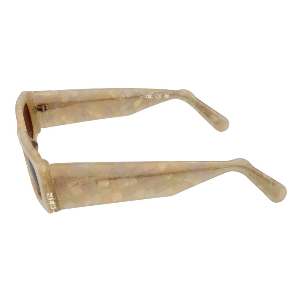 GCDS Cream Plastic Sunglasses | Regal Royce