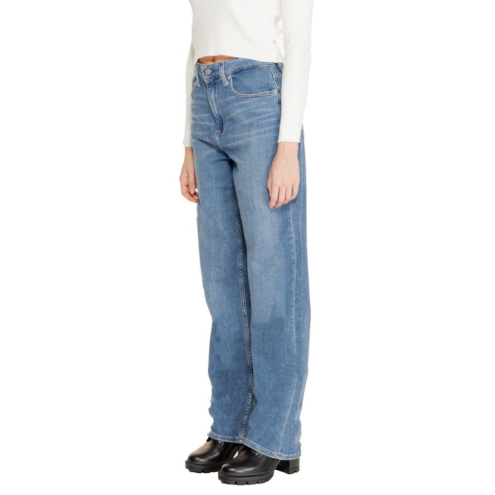 Calvin Klein Jeans Blue Cotton Relaxed Fit Jeans | Regal Royce
