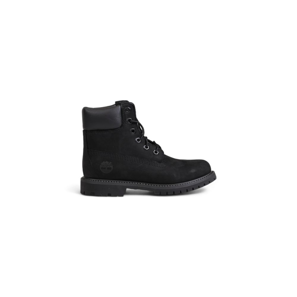 Timberland Black Recycled Leather Lace-Up Boots | Regal Royce