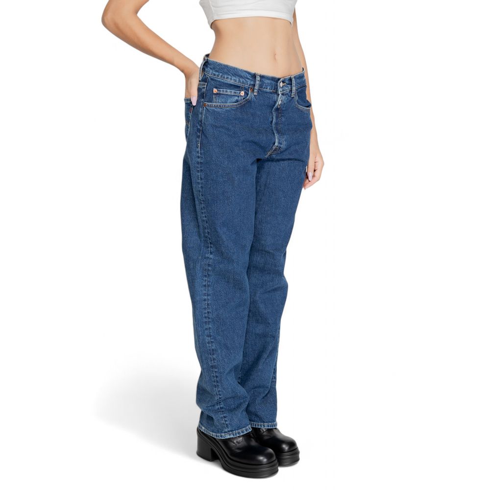Replay Blue Cotton Mom Jeans | Regal Royce
