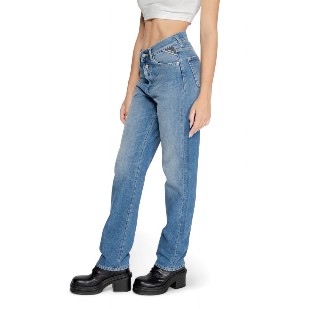 Replay Blue Cotton Mom Jeans | Regal Royce