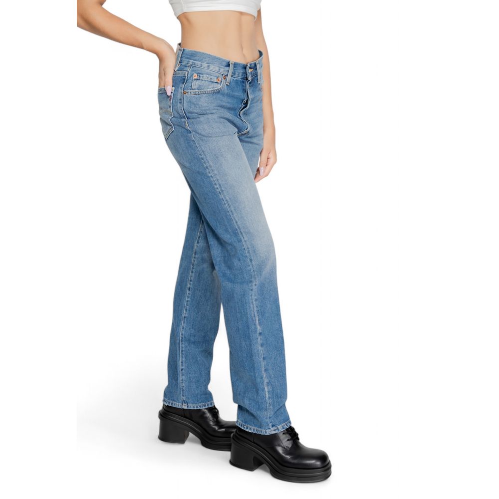 Replay Blue Cotton Mom Jeans | Regal Royce