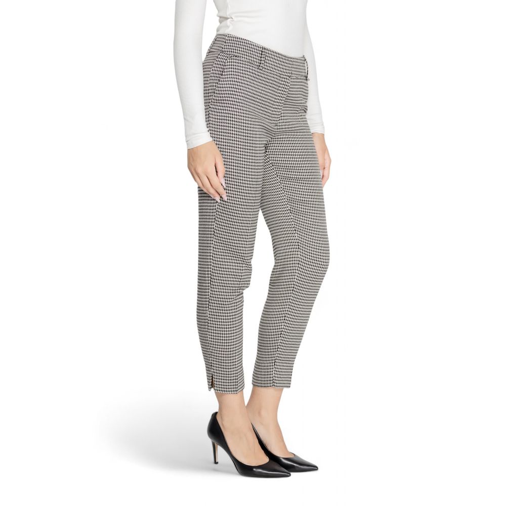 Only Black Polyester Casual Pants | Regal Royce