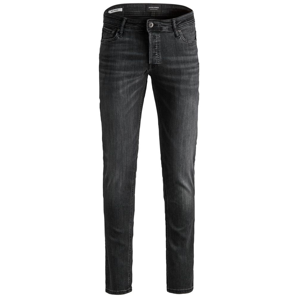 Jack Jones Black Organic Cotton Skinny Jeans | Regal Royce