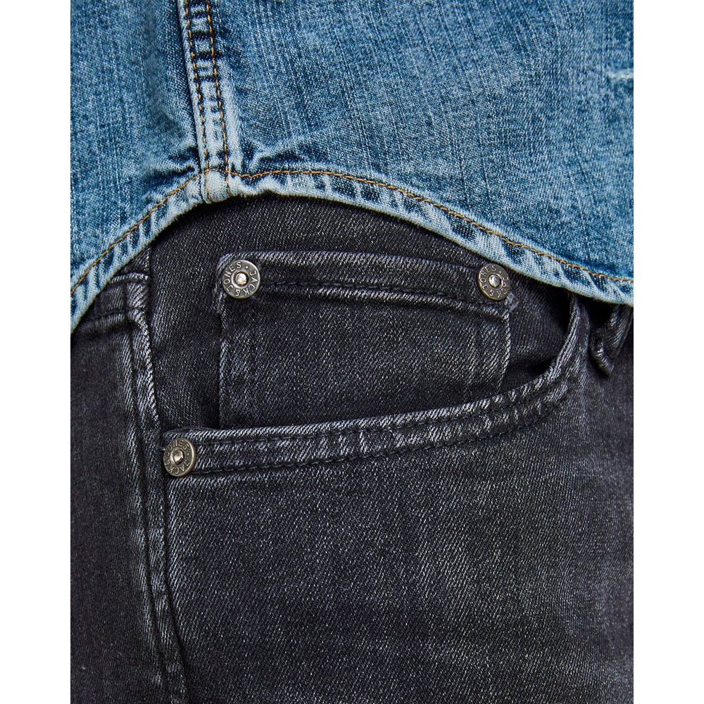 Jack Jones Black Organic Cotton Skinny Jeans | Regal Royce