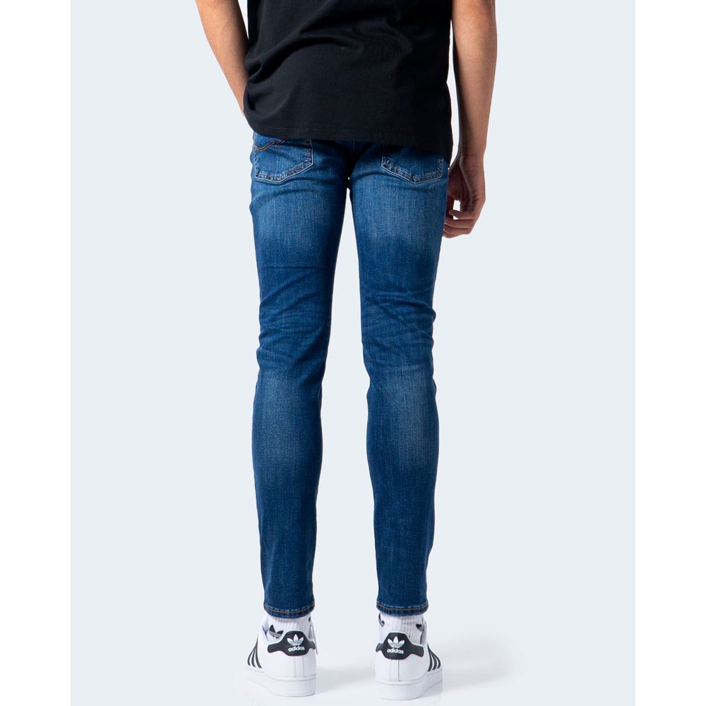 Jack Jones Blue Cotton Skinny Jeans | Regal Royce