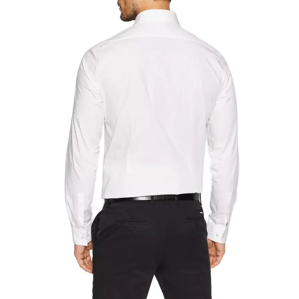 Calvin Klein White Cotton Dress Shirt | Regal Royce