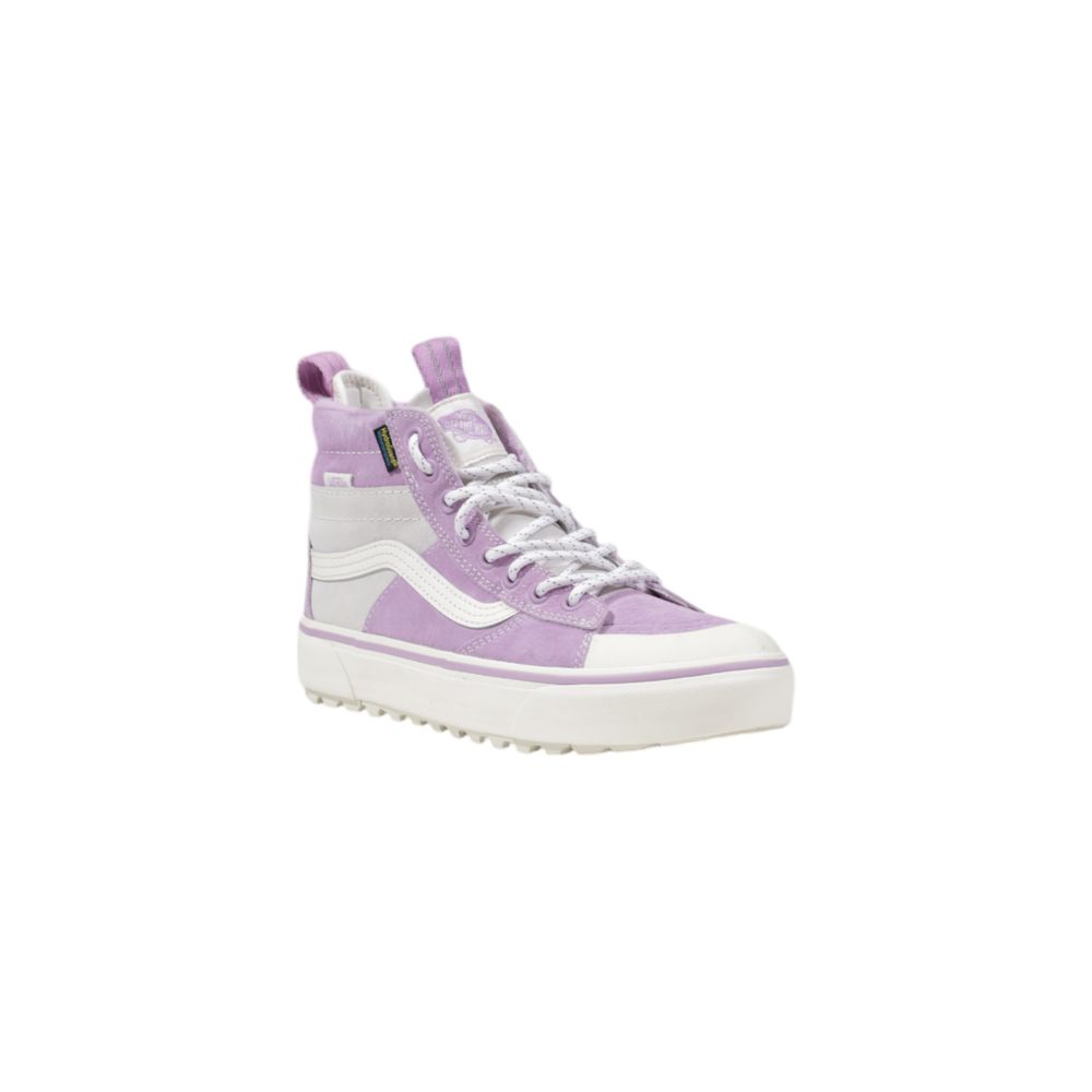Vans Purple Leather High Top Sneakers | Regal Royce