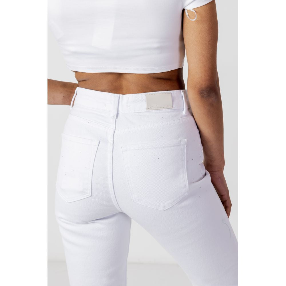Only White Cotton Mom Jeans | Regal Royce