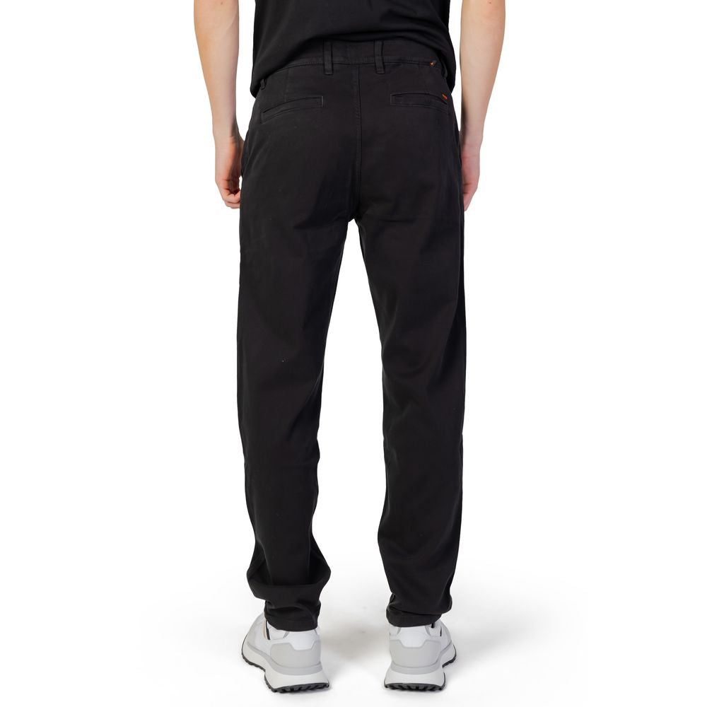 Hugo Boss Black Cotton Chino Pants | Regal Royce
