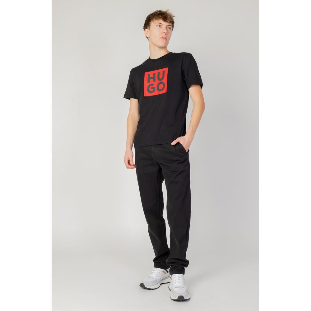 Hugo Boss Black Cotton Chino Pants | Regal Royce