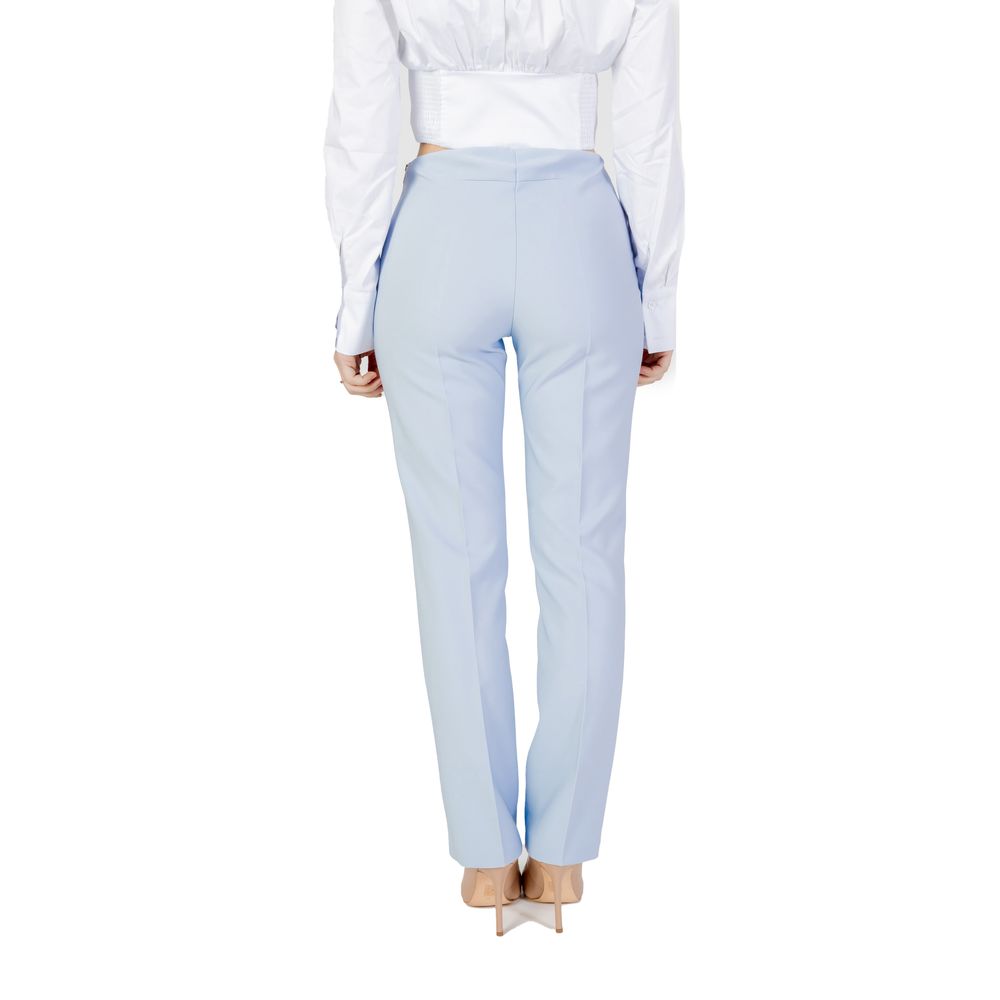 Sandro Ferrone Blue Polyester Dress Pants | Regal Royce