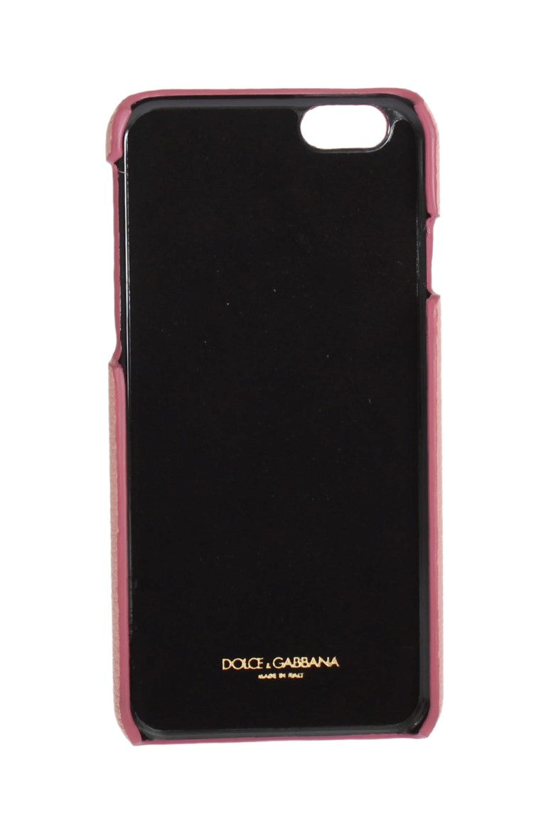 Dolce & Gabbana Pink Leather Heart Phone Cover | Regal Royce