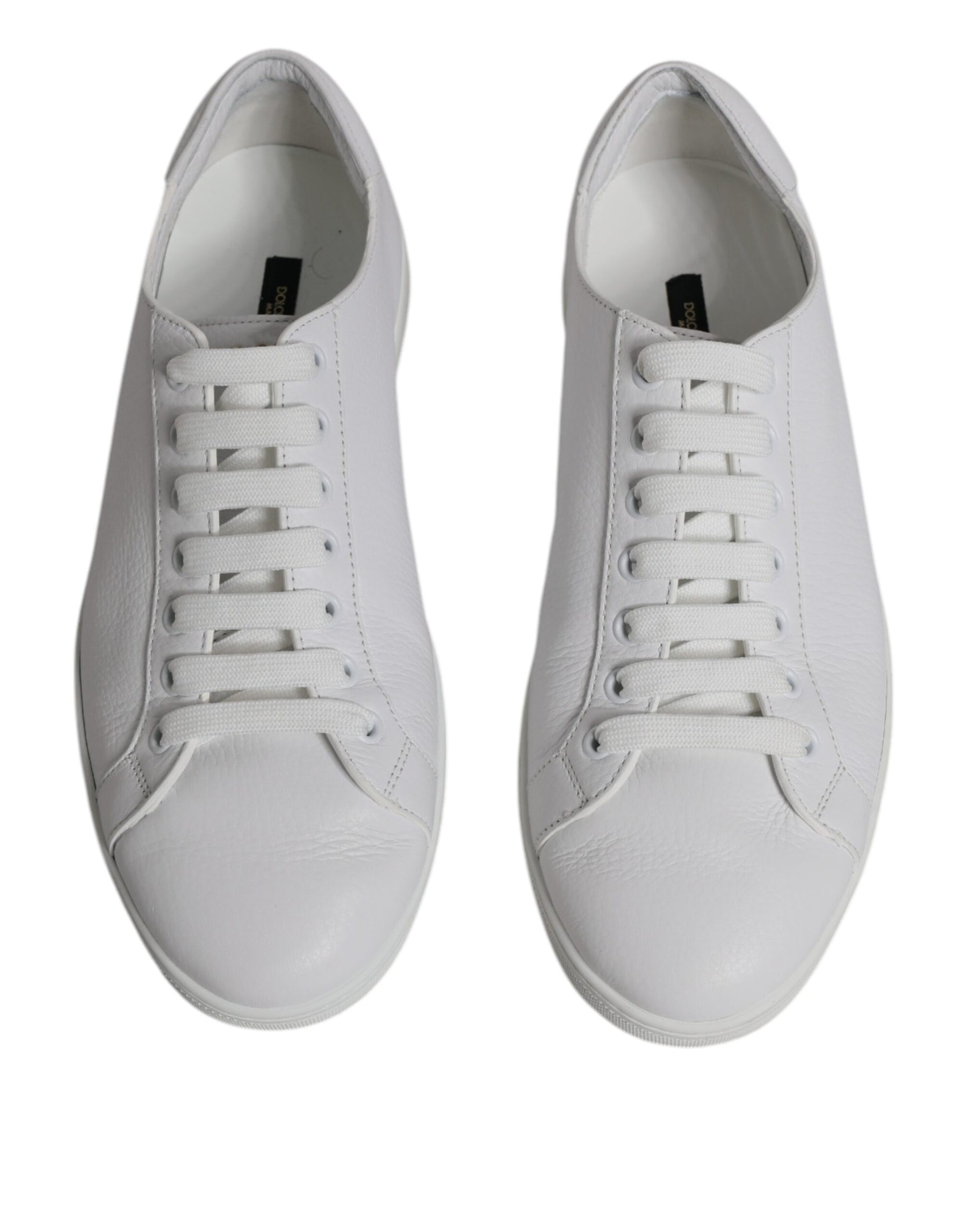 Dolce & Gabbana White Low Top Men Saint Tropez Sneakers Shoes | Regal Royce