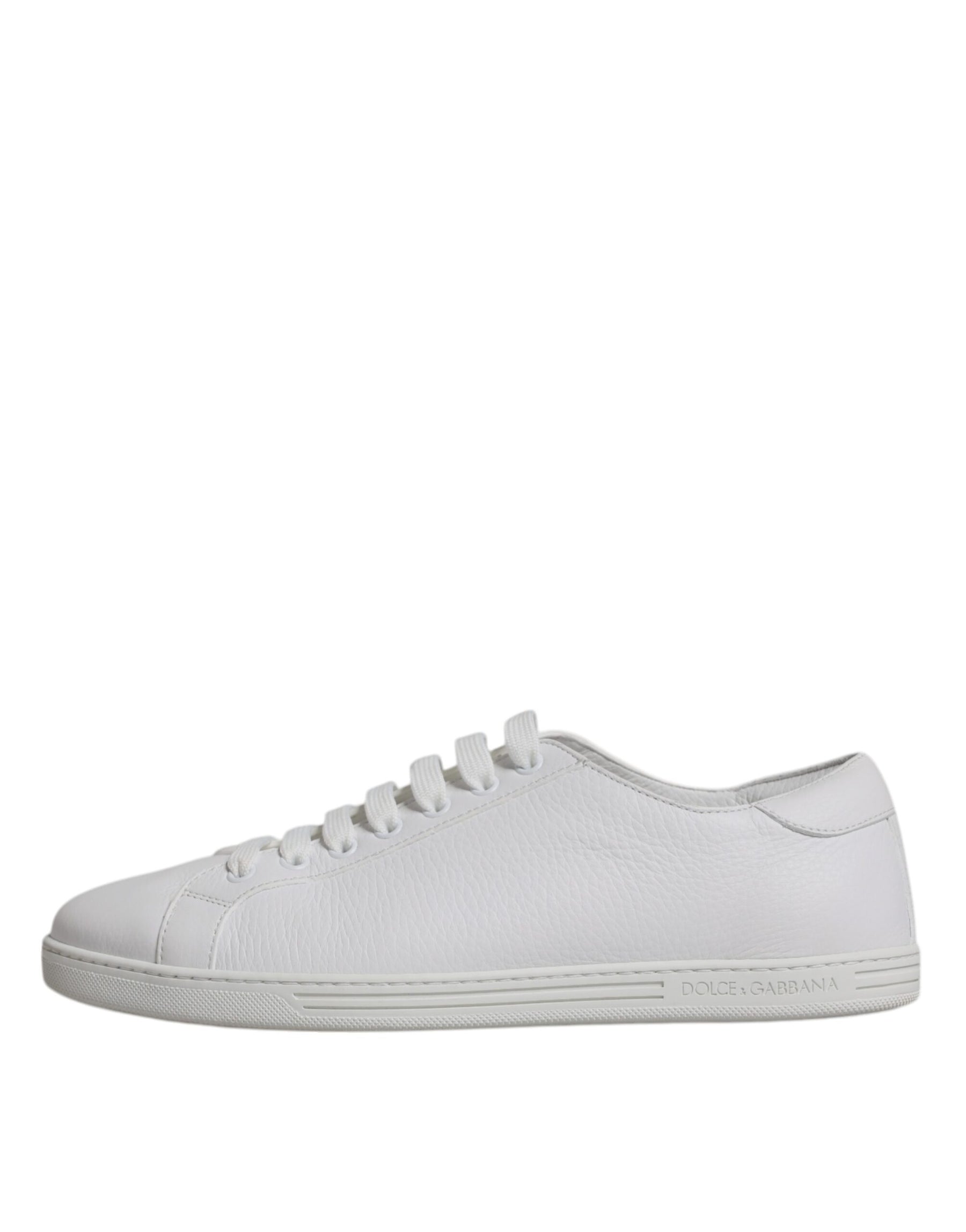 Dolce & Gabbana White Low Top Men Saint Tropez Sneakers Shoes | Regal Royce