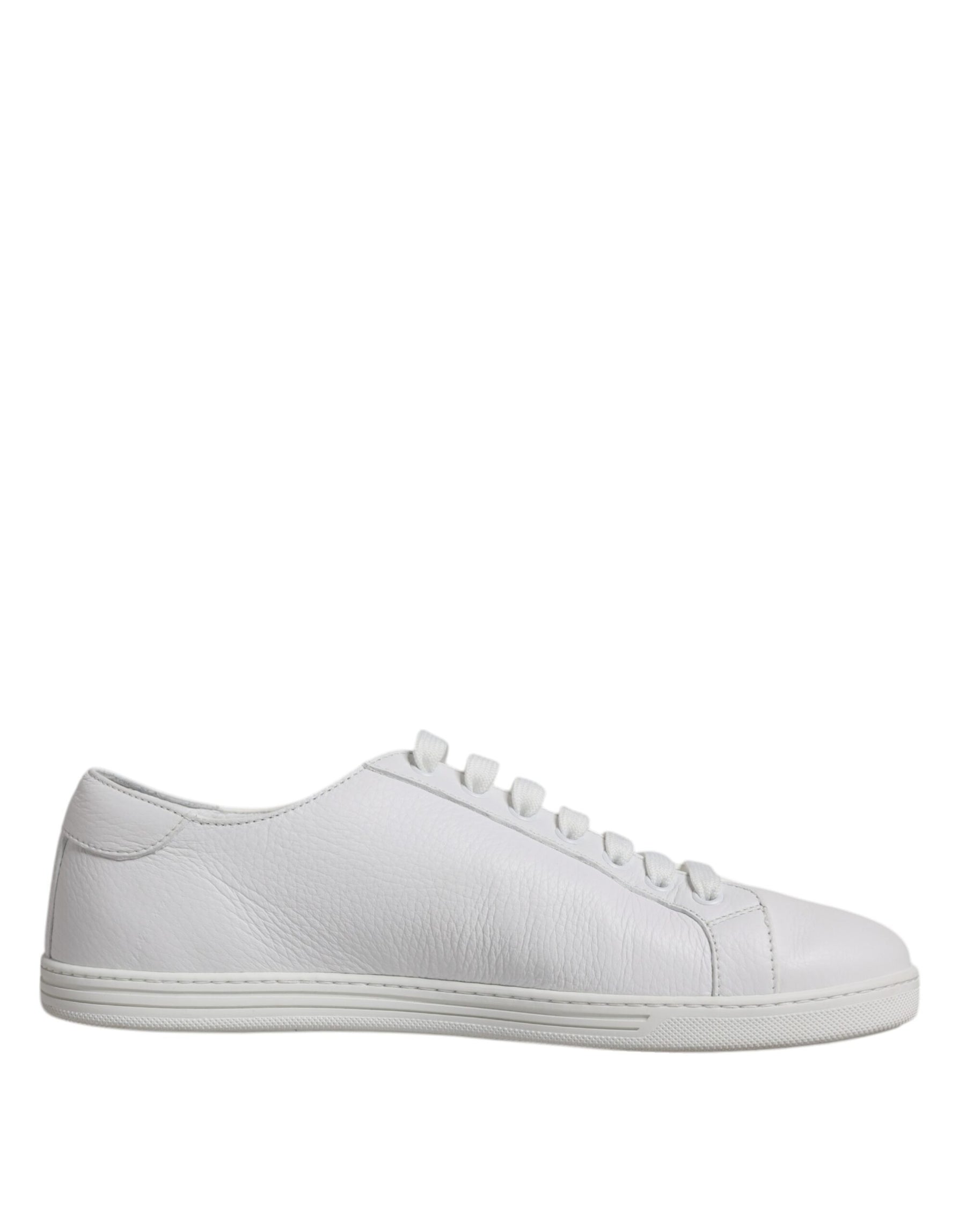 Dolce & Gabbana White Low Top Men Saint Tropez Sneakers Shoes | Regal Royce