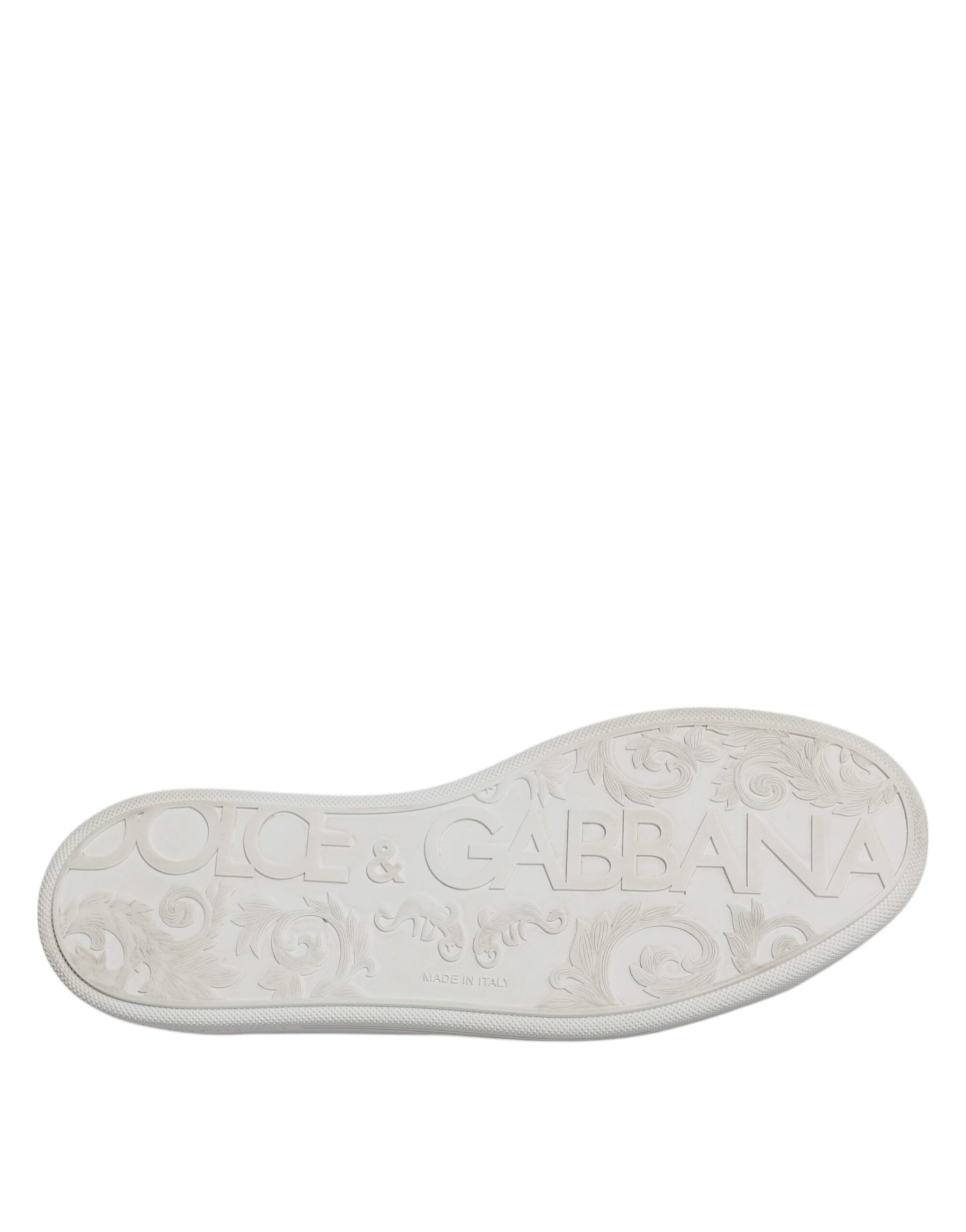 Dolce & Gabbana White Low Top Men Saint Tropez Sneakers Shoes | Regal Royce