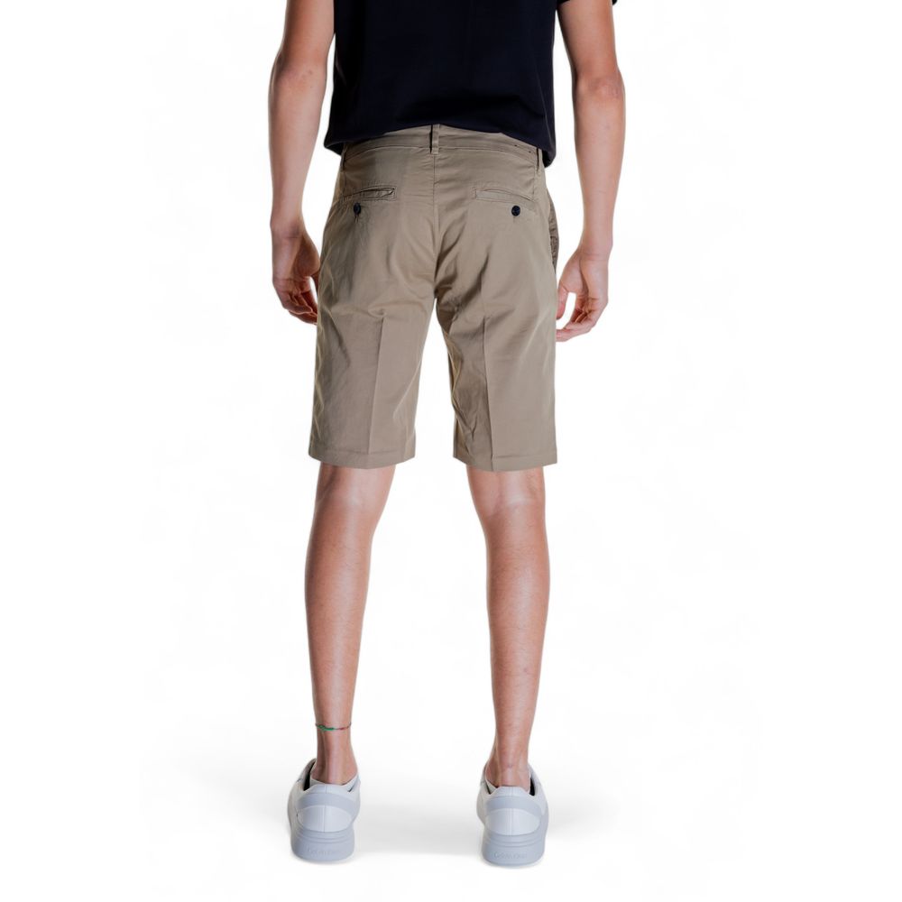Antony Morato Beige Cotton Bermuda Shorts | Regal Royce