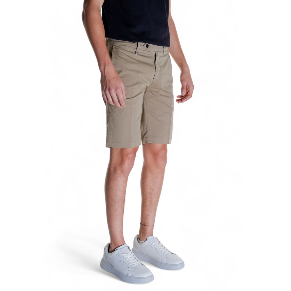 Antony Morato Beige Cotton Bermuda Shorts | Regal Royce