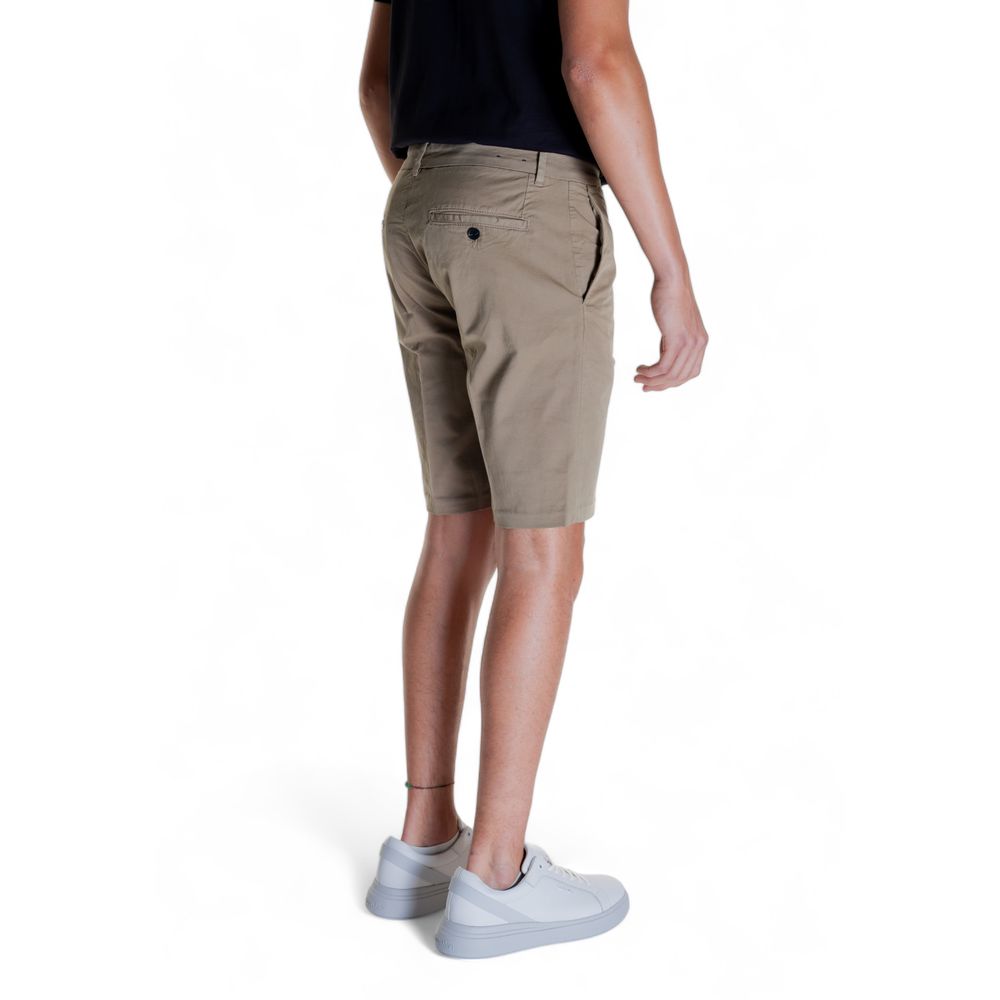 Antony Morato Beige Cotton Bermuda Shorts | Regal Royce
