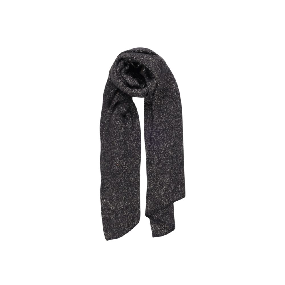 Pieces Black Recycled Polyester Scarf | Regal Royce