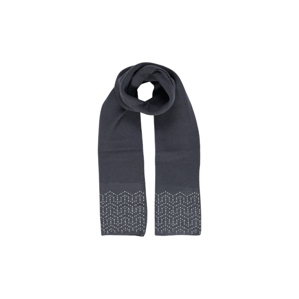 Pieces Gray Polyester Scarf | Regal Royce